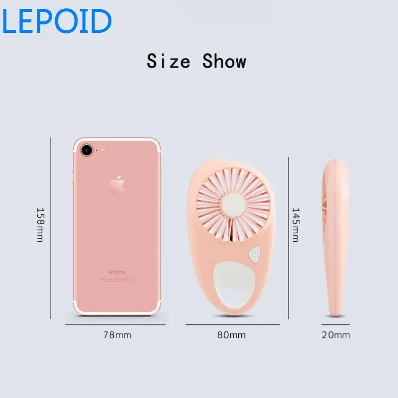 LEPOID портативный вентилятор Перезаряжаемый мини вентиляторы USB карманные