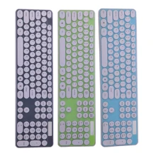 2.4G Wireless Combo Mouse + 2.4G Wireless Keyboard with Round Keycap keyboard mouse for computer laptop