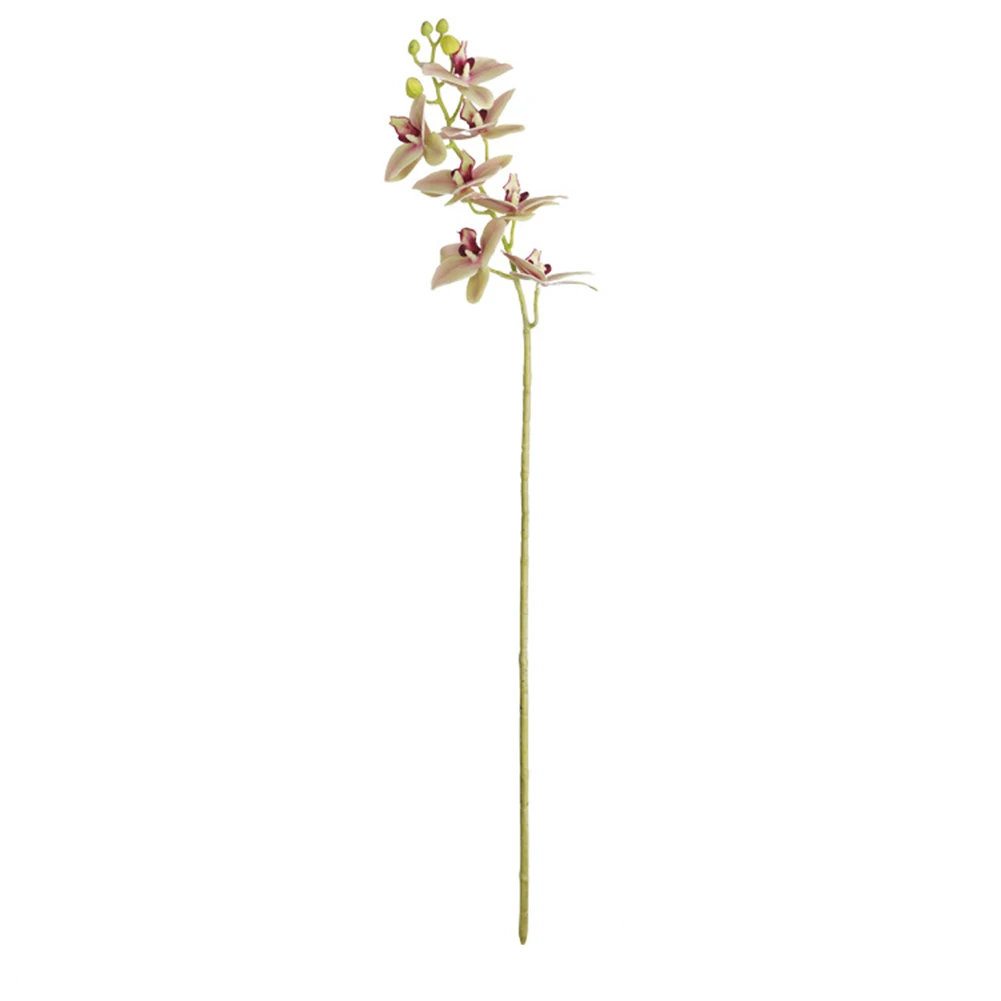 1 шт 70 см декоративное растение искусственная Орхидея ветвь цветка свадебное украшение для стен Лидер продаж - Цвет: Светло-розовый