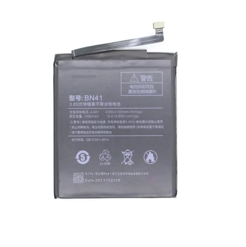 Сменный аккумулятор Ciszean BN41 4100 мАч для Xiaomi Redmi Note 4 MTK Helio X20 4X Pro|battery for xiaomi|battery forbattery