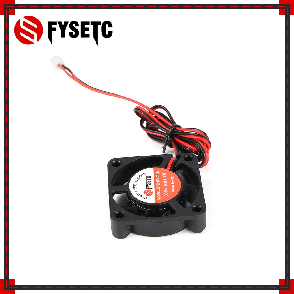 DC 24V 4010 охлаждающий вентилятор 40x40x10mm 0.08A гидравлический подшипник радиатор рукав Супер тихий для Creality Ender-3 3d принтер запчасти