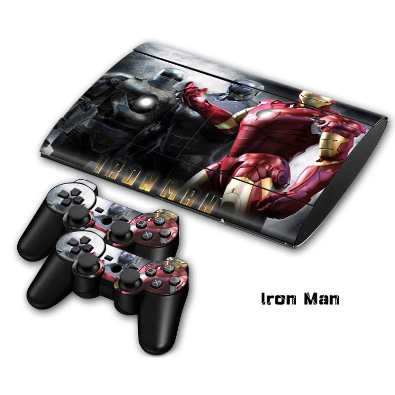 

For PS3 Super slim 4000 -- console sticker and two controllers skin included