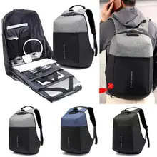 Men Business Travel Satchel Laptop Rucksack Computer Bag Knapsack Pouch Anti Theft Men Teenage male mochila kingsons men s backpack nylon knapsack mochila for male laptop notebook computer travel business school bags