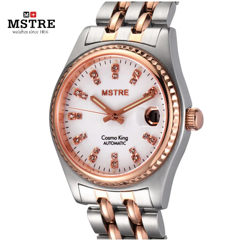 Brand Luxury Fashion Classic Men s Business Watch Men Auto Mechanical Diamond Wrist Watches Stainless Steel