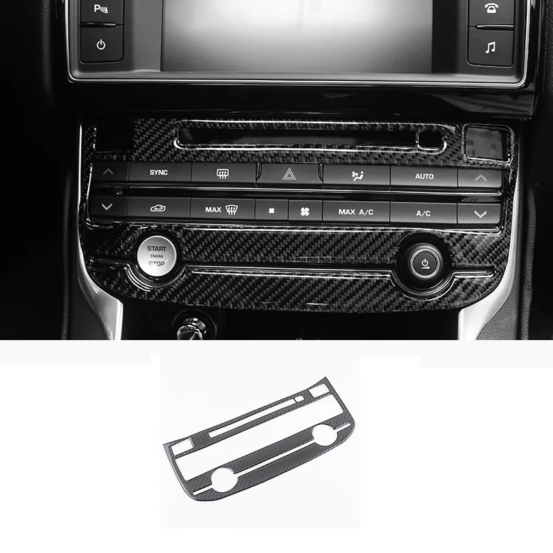 

Car Chromium Decorative Automobile Control System Interior Dashing Trim Sticker Strip Mouldings Protecter 18 19 FOR Jaguar XF