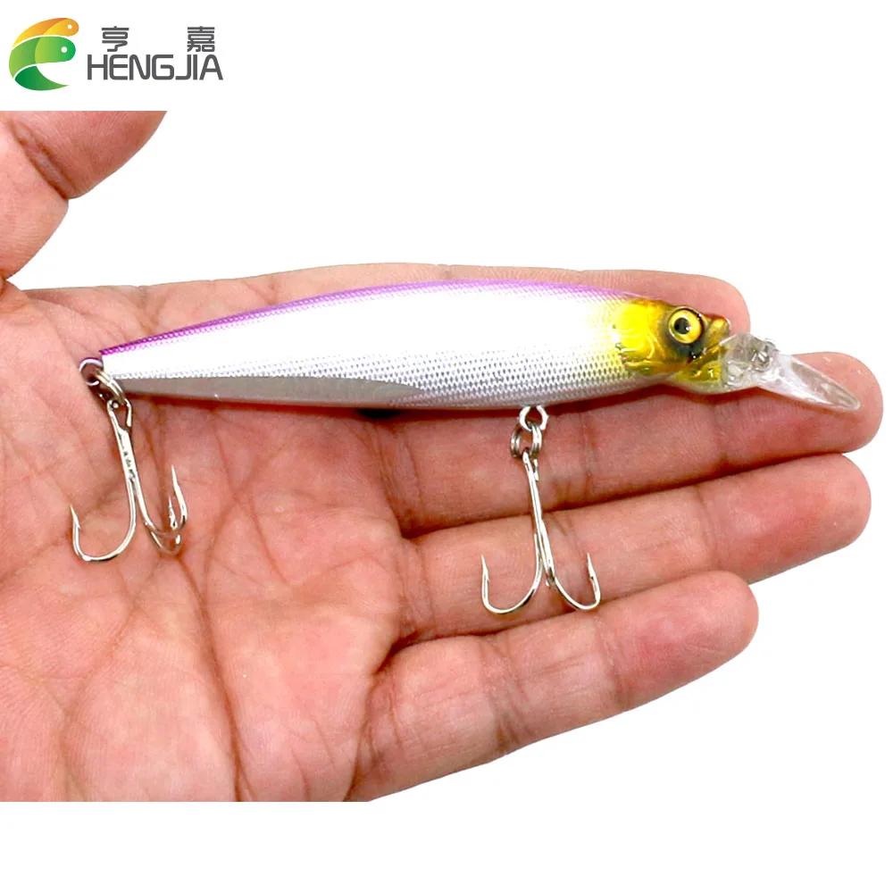 HENGJIA 8 шт./лот 11 см 15,2 г гольян рыболовные приманки 4# крючки пластиковые рыболовные снасти жесткая приманка карп рыбалка Поппер приманки