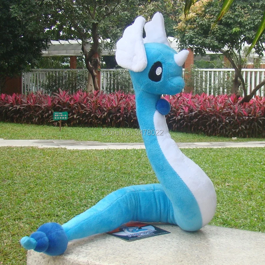 Cuddly Dragonair 26" Dragon Plush Toys Cartoon Soft Hakuryu Stuffed Animal Doll - Image 2