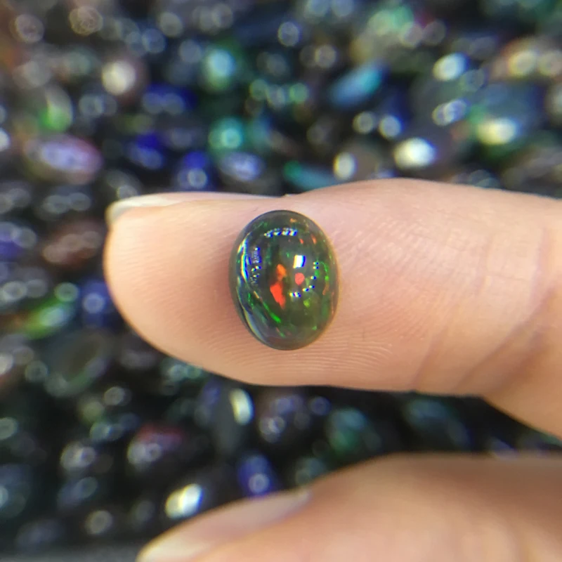 Top Quality Natural Black opal