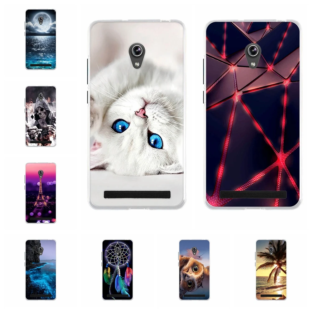 

TPU Case For Asus ZenFone 6 A600CG A601CG 6.0 inch Soft Silicon Back Covers For Asus ZenFone 6 A600CG A601CG Shells Fundas