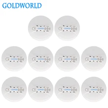 GoldWorld беспроводной противопожарный детектор дыма портативные датчики сигнализации для нашей домашней системы безопасности 10 шт