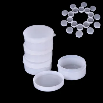 

50Pcs 10g Plastic Cosmetic Sample Jars Bottle Refillable Cosmetic Container Empty Cream Jar Makeup Sample Bottle
