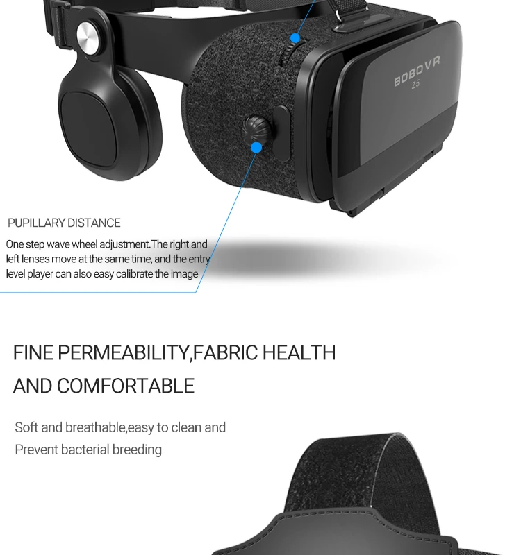 Новинка BOBOVR Z5 VR очки виртуальной реальности Гарнитура BOBO VR Z5 Google Cardboard VR для iPhone Xiaomi Android смартфон