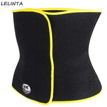 

LELINTA Women Waist Trimmer Belt Sweat Neoprene Elastic Adjustable Workout Belt Waist Tranier Body Shaper Weight Loss