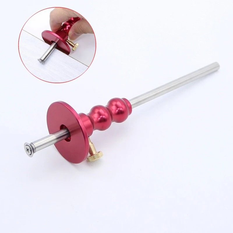 New Aluminum Alloy Wheel Marking Gauge with Round Cutter Woodworking Scribe Woodworking Wheel