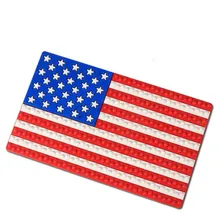 Автомобиль орнамент ПВХ с изображением британского и американского германский флаг, анти-скольжения Мат автомобилей Украшение Приборной Панели Липкий Коврик для мобильного телефона держатель телефона GPS