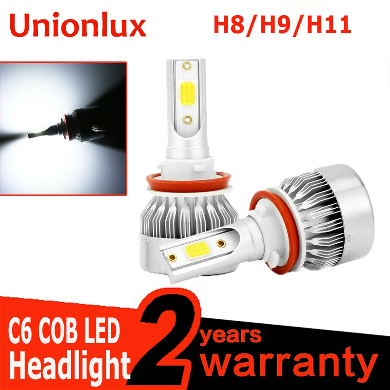 

C6 led Car LED Headlight H7 H4 Bulb H1 H3 H8 H9 H11 9005 9006 HB3 HB4 72W 8000lm Auto Lamps Fog Lights 12V Super Bright Headlamp