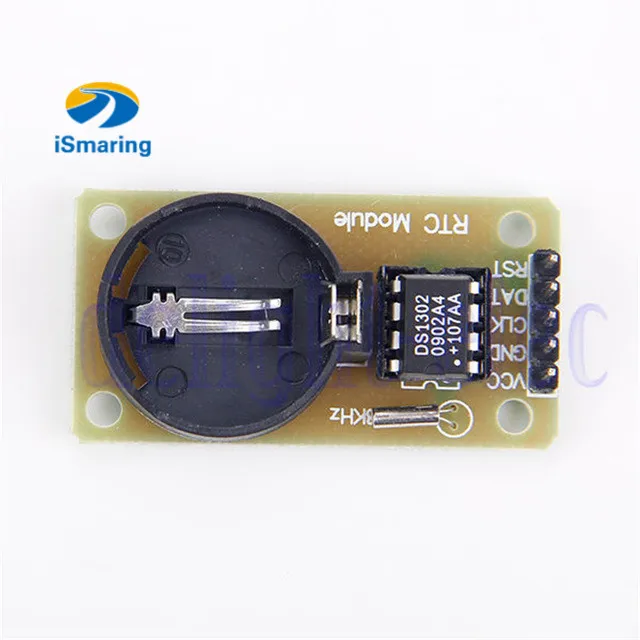 

Official iSmaring DS1302 Real Time Clock Module With NO CR2032 For Arduino Uno 30185 AVR ARM PIC SMD