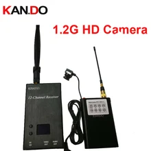 Сделано в Тайване 1 Вт беспроводной приемопередатчик мини HD CCTV камера 1,2G передатчик приемник беспилотника передатчик для FPV W/Встроенный аккумулятор
