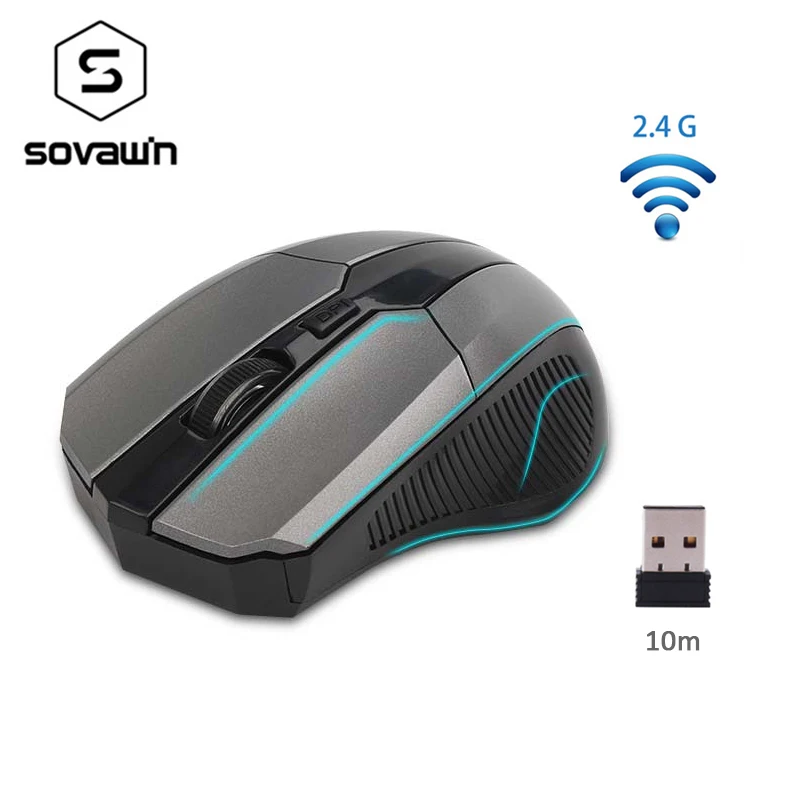 Sovawin беспроводная мышь 2,4G оптическая компьютерная USB Mini 1600 dpi 6 кнопок оптическая игровая мышь Милая беспроводная мышь для ПК ноутбука