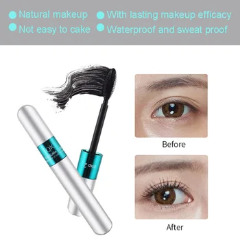 

QIC Mascara Double Head Curling Long Waterproof Thick No Blooming 3D Mascara Q802 669