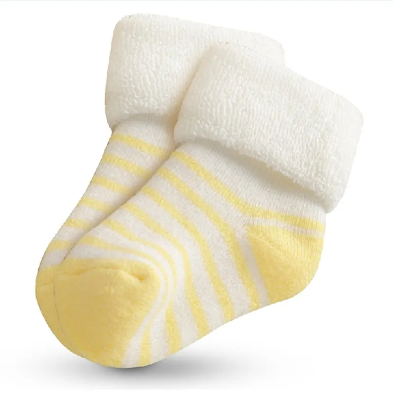 5 пар/упак. детские носки зимние высококачественные хлопковые утепленные детские носки с фланцем носки для мальчиков и девочек 0-3 лет