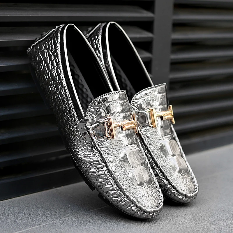 Fires Men Artificial Leather Loafers Mens Comfortable Moccasin Shoes ...
