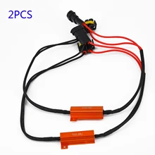 H8 H11 LED DRL Fog Light Canbus Error Free 50W Load Resistor Decoders Cancellers For LED