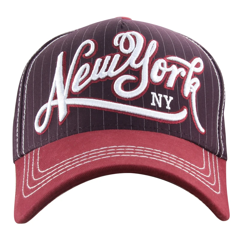 

MINAKOLIFE hot retro baseball cap fitted cap snapback hat for men women gorras casquette Ny newyork letter embroidery cap