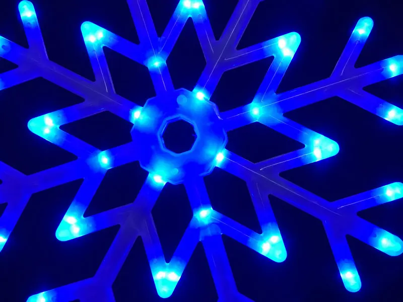 40 светодиодный светильник со снежинками светодиодный Сказочный светильник Снежный хлопья световой шнур орнамент Рождественская елка светильник s кронштейн украшение 220V-BLUE