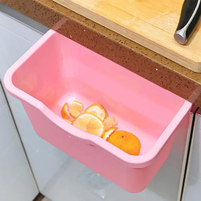 Best Price Kitchen Trash Can Cabinet Hanging Garbage Wastebaskets Bathroom Storage Box