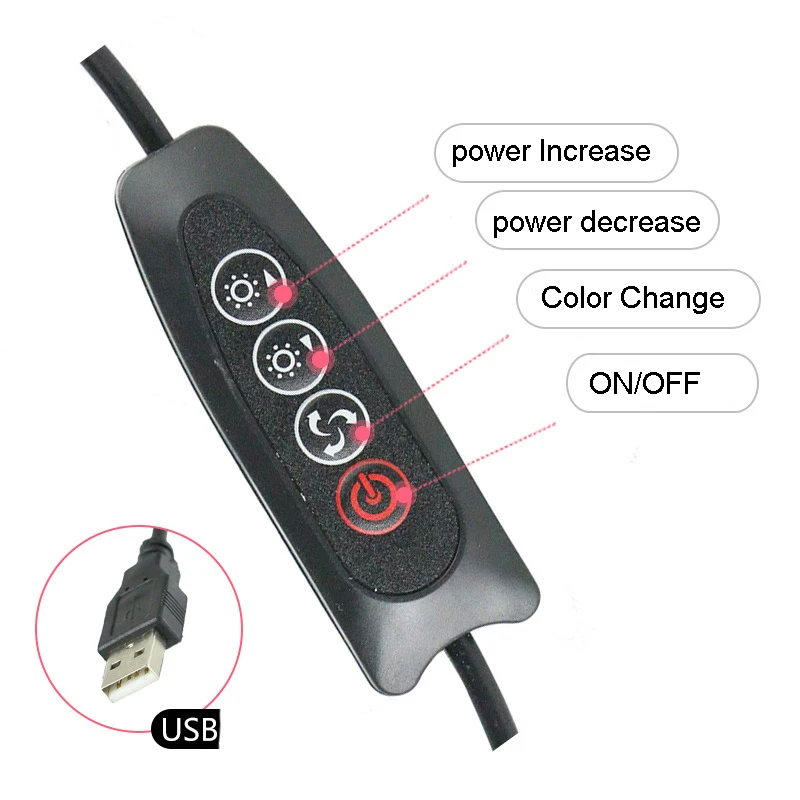 10 дюймов 25 см USB зарядка новое кольцо для селфи вспышка светодиодная камера
