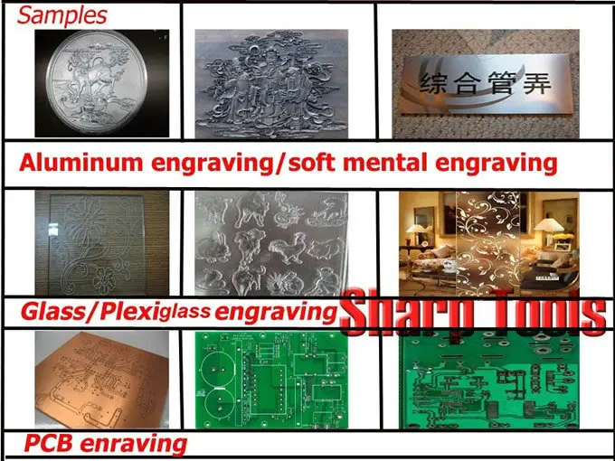 PCB Tools CNC Router Bits Milling Cutters for Metal Engraving