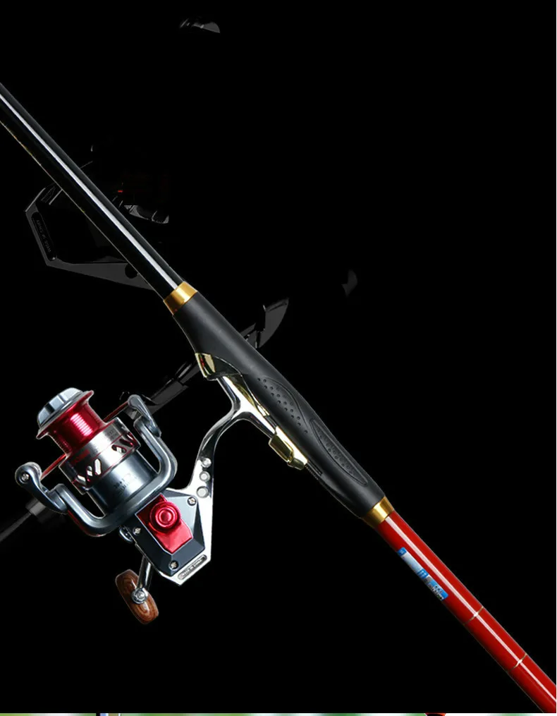 Leve vara de Pesca Vara de Mão-Mar Dual- uso de Pesca Vara