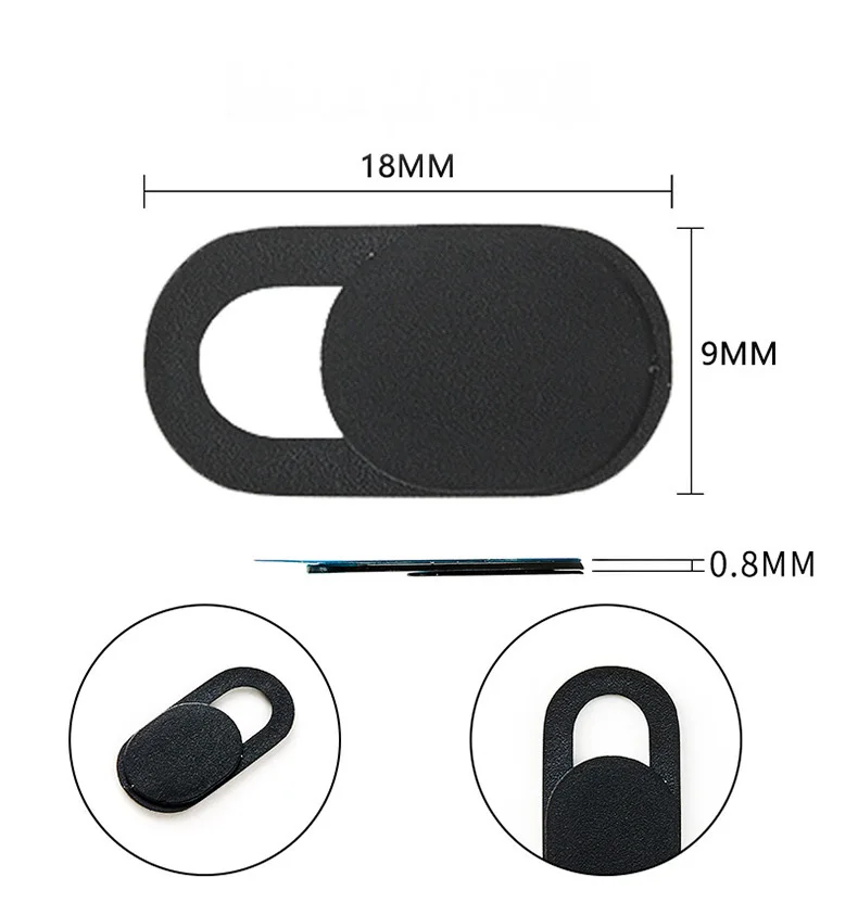 slider camera lens cover para o seu logotipo