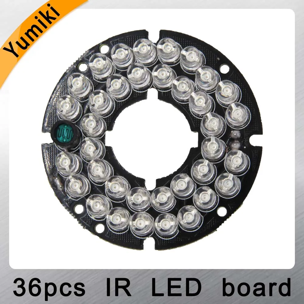 

Yumiki Infrared 36pcs IR LED board for CCTV cameras night vision (diameter 53mm)