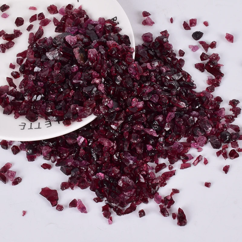 Натуральный камень с кристаллом rubellite A + минерал для раздавливания камня