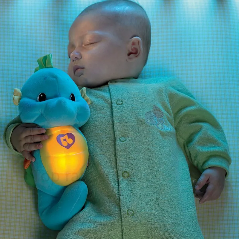 Милые детские игрушки мягкие плюшевые игрушки куклы с формой гиппокампа, музыкальное звучание игрушки BB ребенка спать лампы детская успокоить Ночная просвещение игрушки