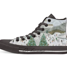 Новинка; Повседневная парусиновая обувь для катания на коньках; обувь на заказ; Прямая