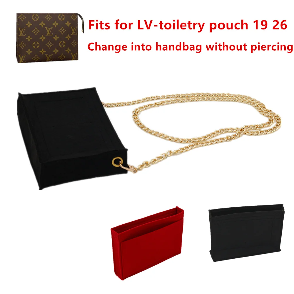 Kaufen Ändern kulturbeutel 19 26 tasche geldbörse einfügen Organizer Make Up Handtasche reise veranstalter Innere Geldbörse Kosmetik tasche basis former