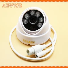 White IP Camera 1080p IR Night vision Mini Dome CCTV Camera 2MP with 6IR LEDs 3.6mm Lens