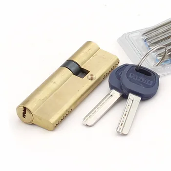 

Brass Cylinder 90 mm (40+50) for High Security Door Lock 2+5pcs keys