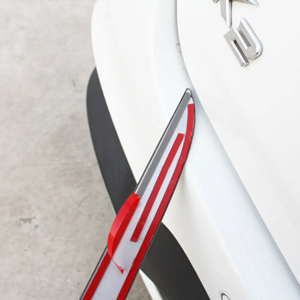  IMTFOO ACCESSORIES FOR KIA RIO K2 2017 REAR DOOR TAILGATE TRIM TRUNK LID MOLDING STICKERS CAR STYLI
