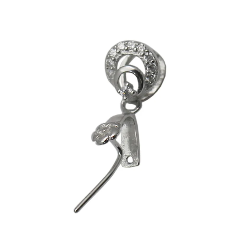 Beadsnice серебряные 925 винтажные соединители для подвески зажимы застежка