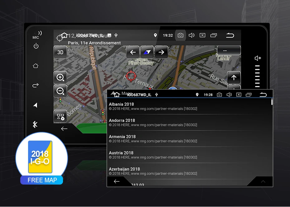 Isudar 2 Din Авто Радио Android 9 для Toyota/Corolla/Altis/RAV4/CAMRY Восьмиядерный ram 4 Гб Автомобильный мультимедийный видео плеер gps DVR FM