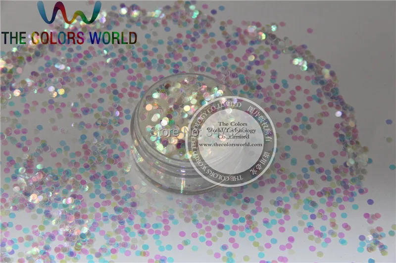 Brilhos para a Arte do Unha e Faça Tamanho Iridescente Branco Shinning Cores Brilho Dot Formas Incríveis Você Mesmo Supplies1pack = 50g 2mm 3 High Quality Beleza e saúde