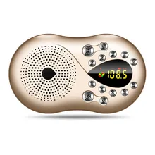 Портативный полный диапазон цифровой демодулятор FM стерео радио карты У диска 3.5 мм интерфейс зарядки MP3 музыкальный плеер мини динамик