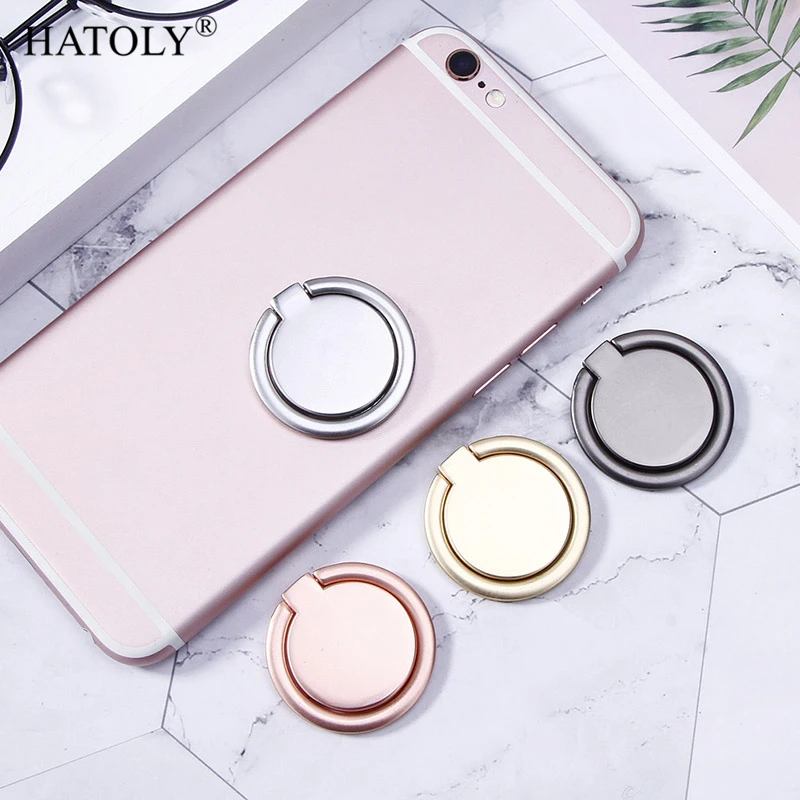 Ring Holder For Xiaomi Note 7 360 Luxury Metal Mobile Phone Socket Holder Finger For Samsung Car Phone Holder For Huawei iPhone