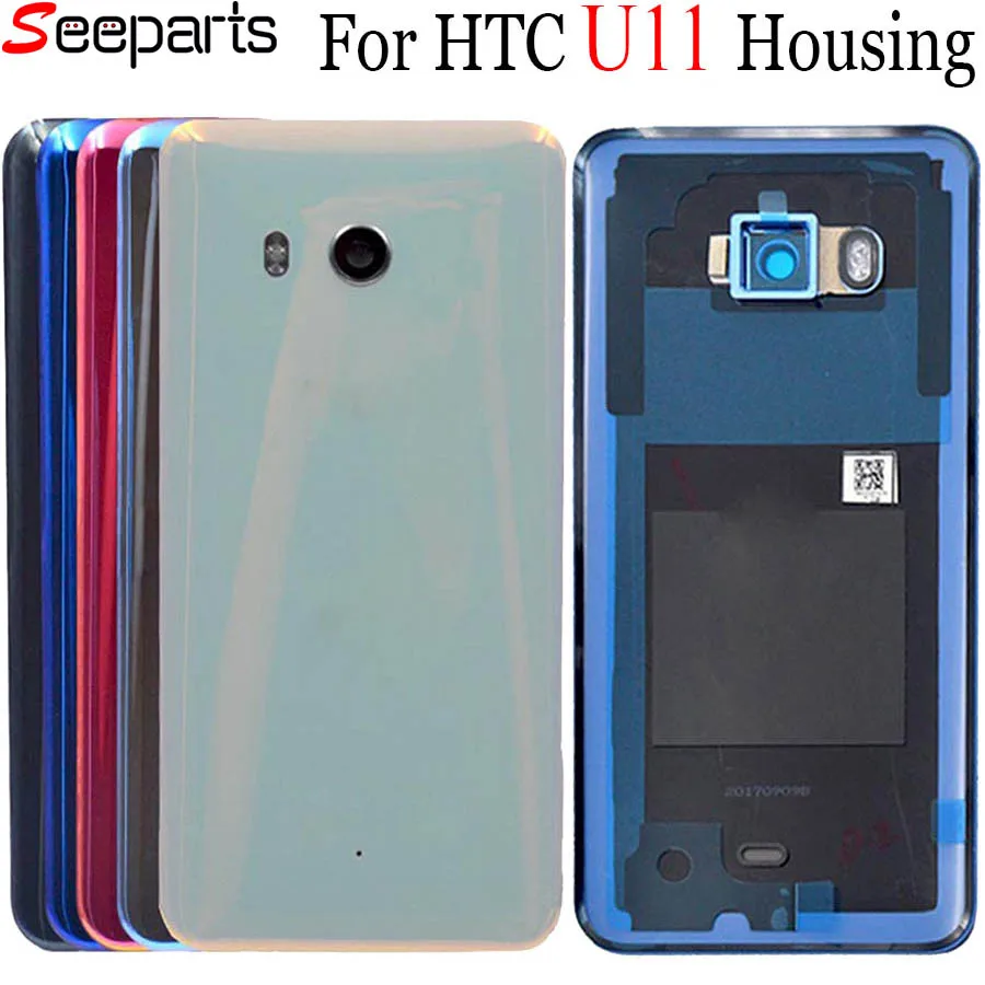 Для 5 &quotHTC U11 U-3W U-1W крышка батареи задняя корпуса для HTC Батарейная дверь запасные