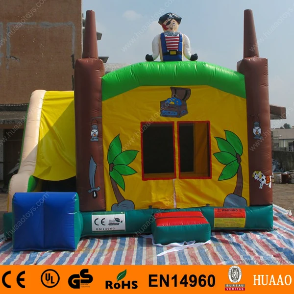 

Commercial 5*4m Pirate Boat Inflatable Jumping Bouncer Castle with Slide and CE Blower