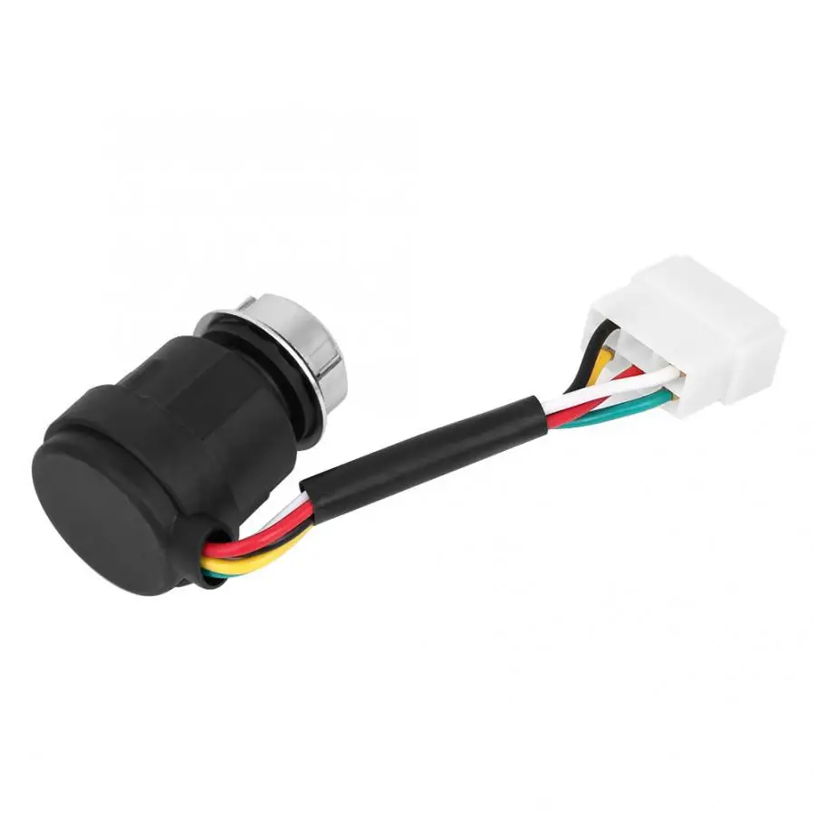 Ignition Key Switch for 178F//186F Air Cooled Diesel Engine Tiller Start Switch 5 Wires 2 Keys